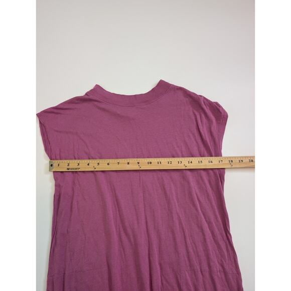 Free People Beach All Day Long Midi T-shirt Dress Pockets Mauve-Sz XS - Picture 7 of 10